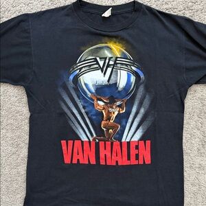 Van Halen Vintage 1986 5150 Tour Shirt - Size Large Excellent Condition